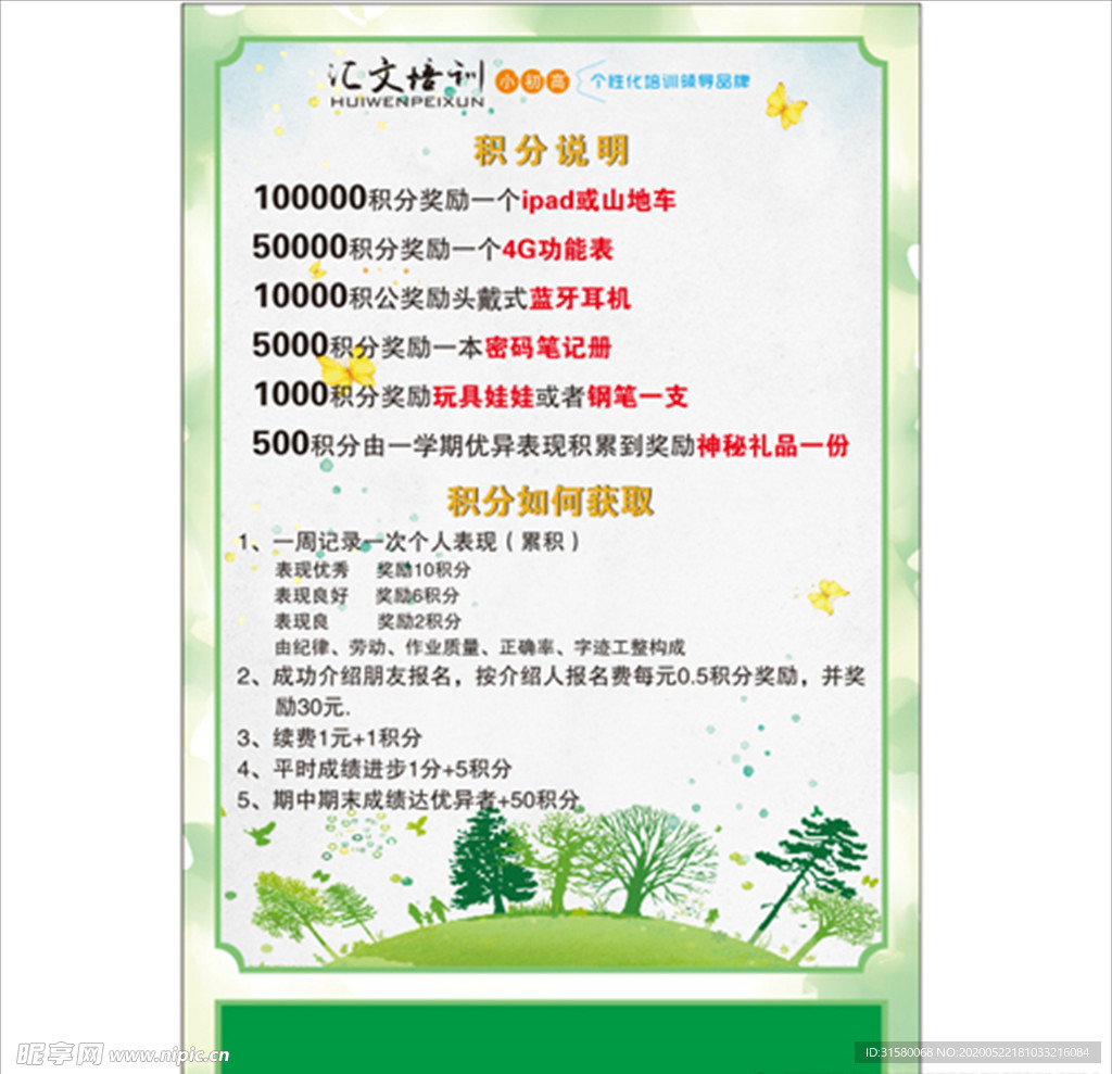 培训海报