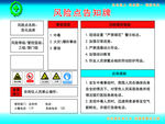 化学标识  风险告知牌