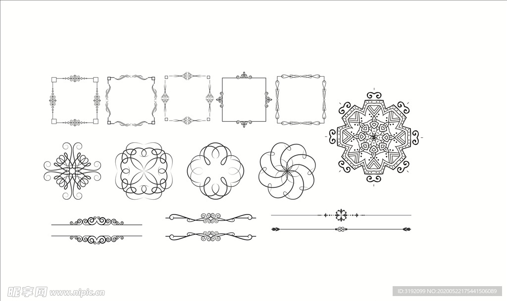 花纹 花边