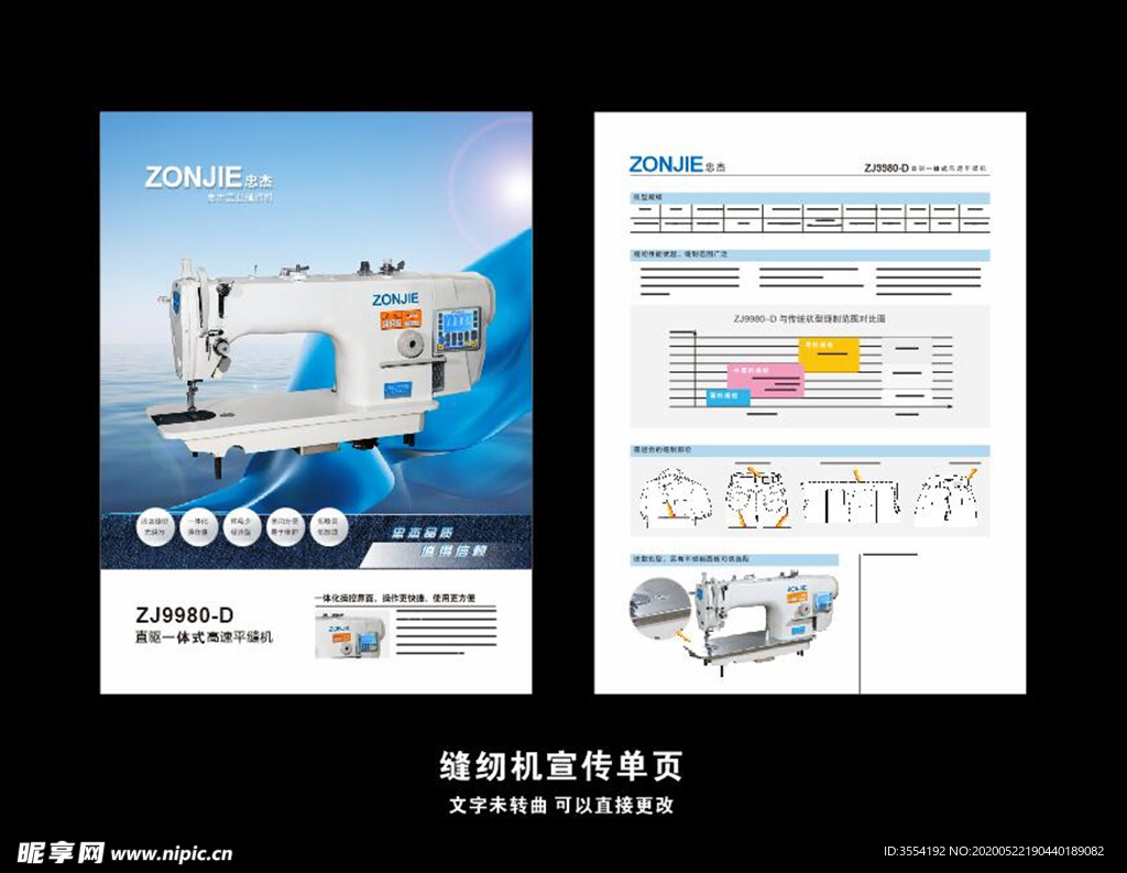 缝纫机宣传页