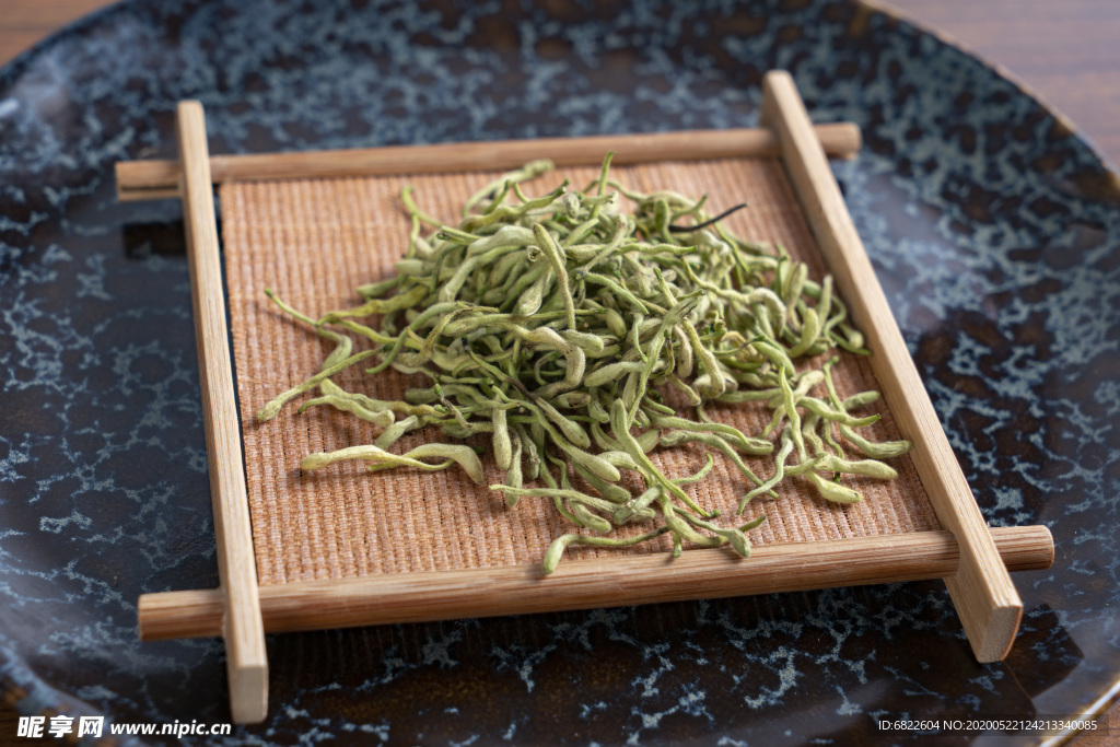 金银花茶叶高清照片