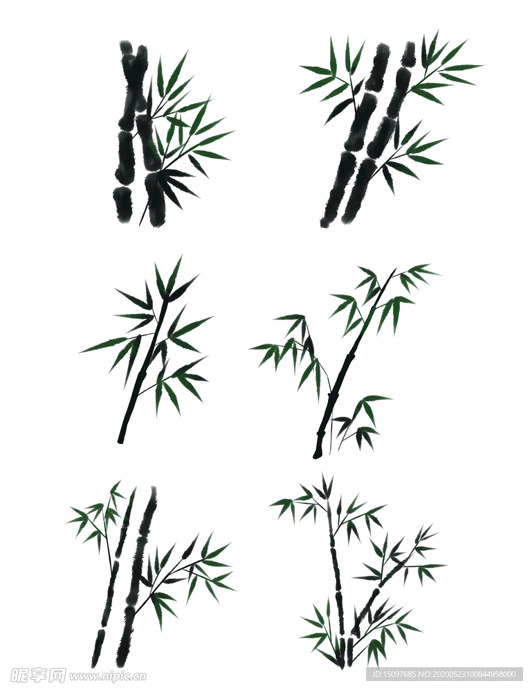 水墨竹子