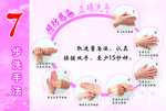 步洗手法 学校文化 防疫展板