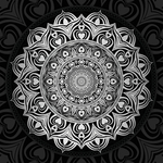曼陀罗花纹