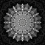 曼陀罗花纹