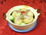 肉丝瓜面筋煲