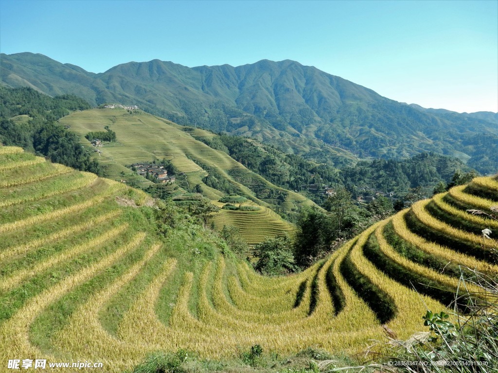 山区梯田景观