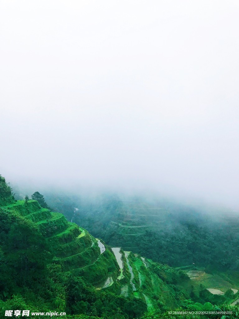 山区梯田景观