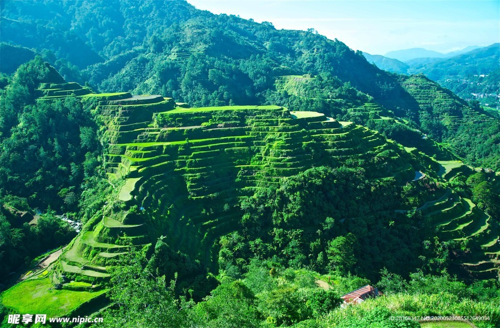 山区梯田景观