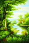 欧式风景装饰画