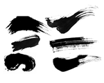 毛笔笔触 笔刷效果