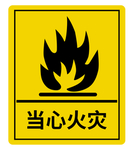 当心火灾