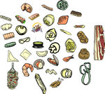 美食插画