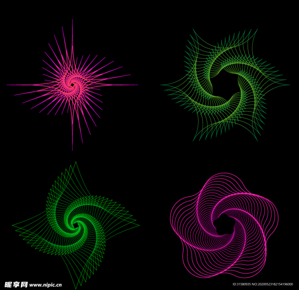矢量花纹