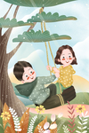 61儿童节插画