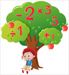卡通数字卡片