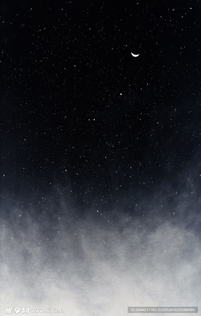 夜空插画