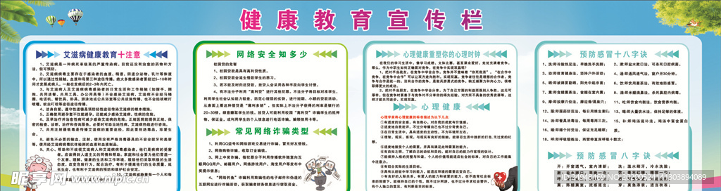 健康教育宣传栏