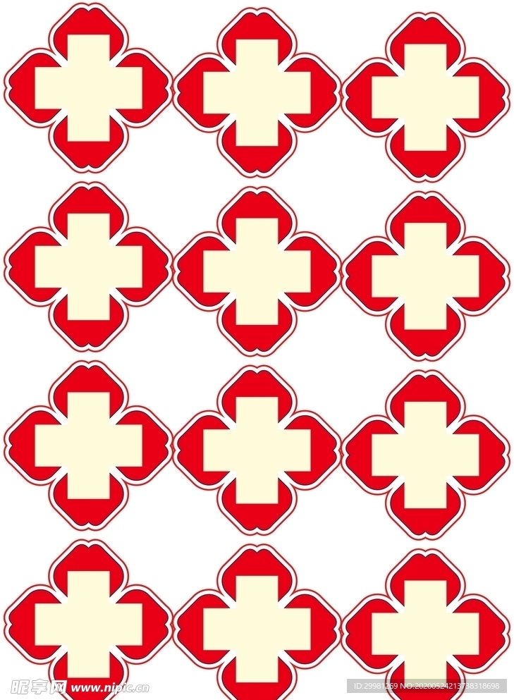 医院logo 十字架商标