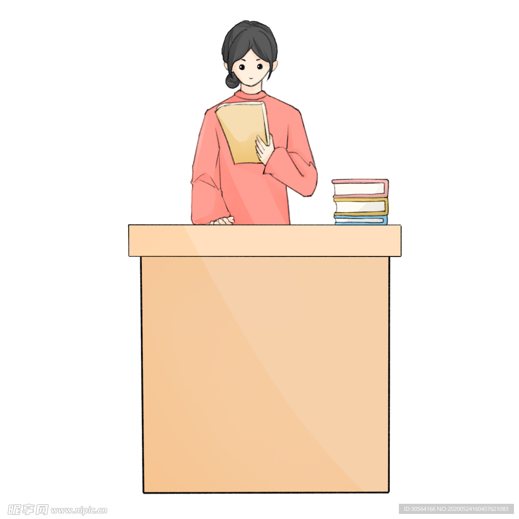 教师教书讲台合成海报素材