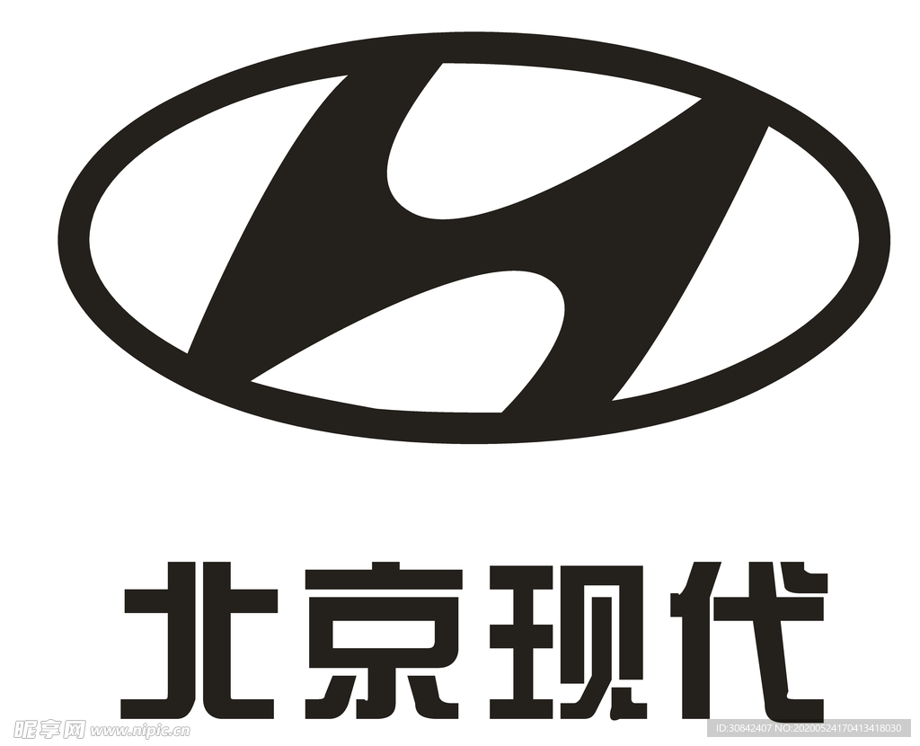 北京现代logo