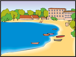 海边