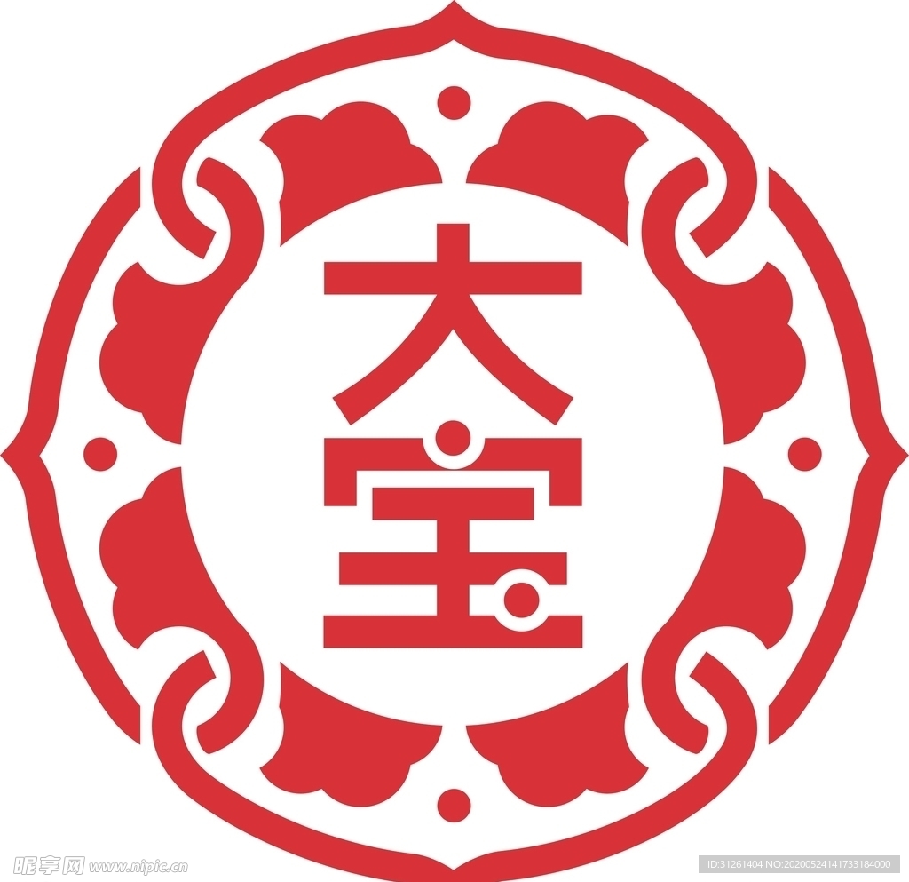 大宝 logo cdr