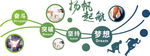 扬帆起航背景墙文化