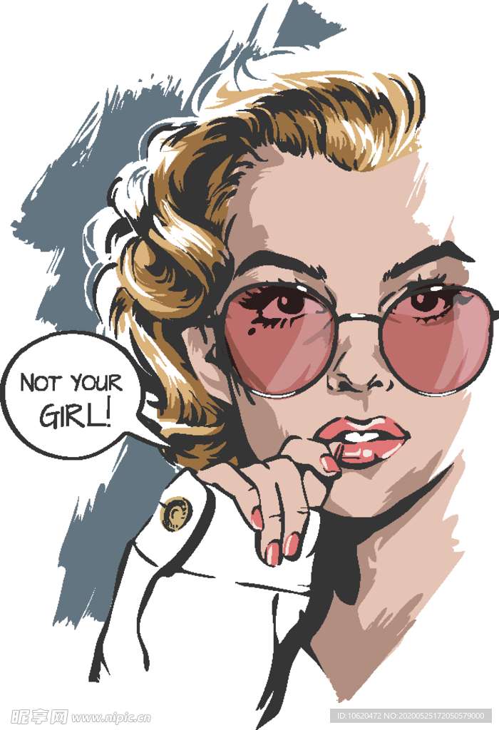 眼镜美女
