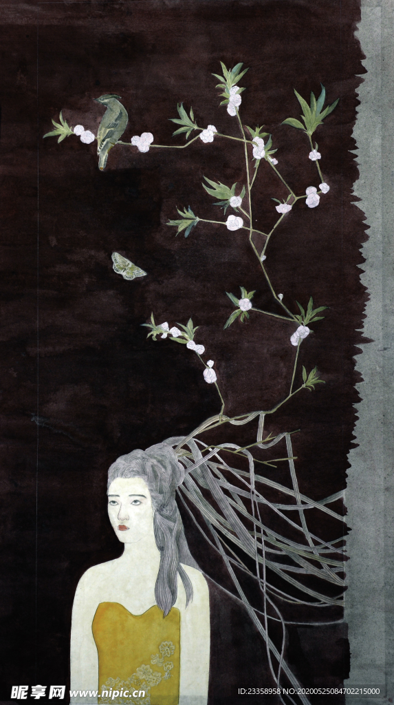 中国画 追