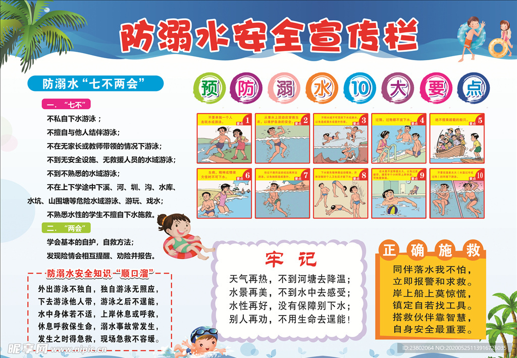 防溺水宣传栏