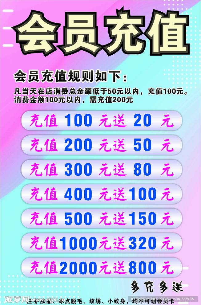 会员充值