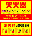 灭火器标识牌