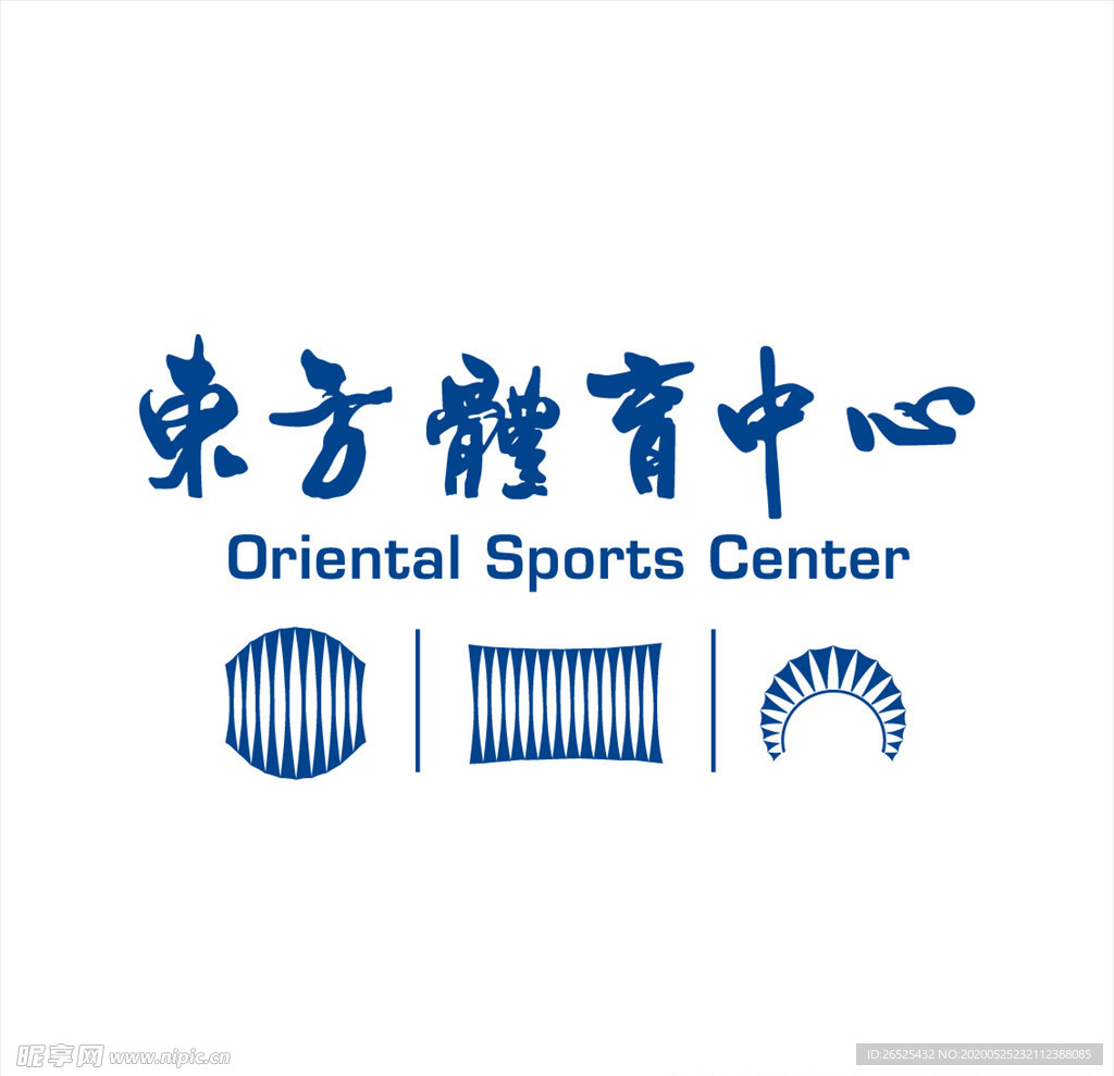 东方体育中心logo矢量