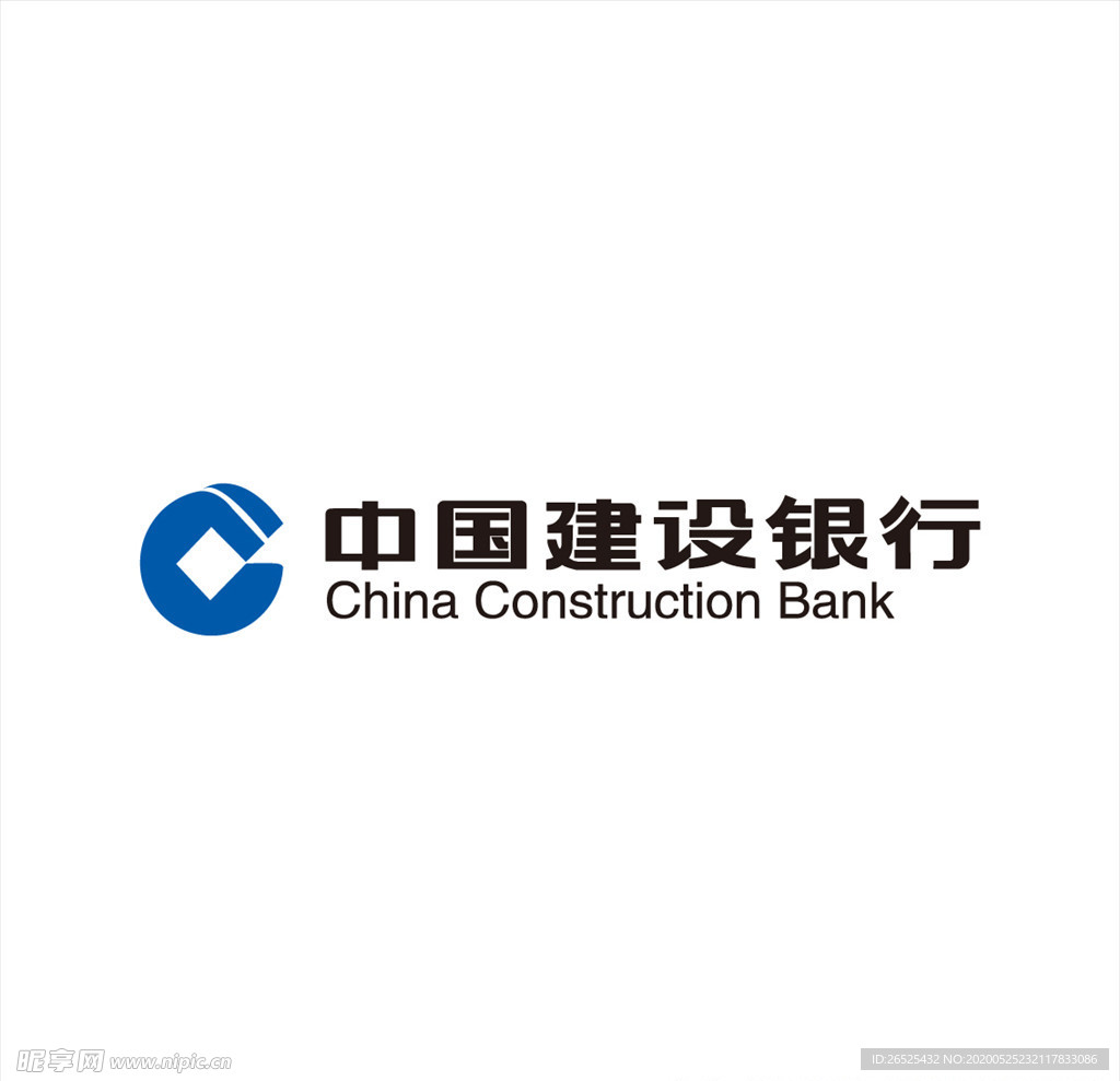 中国建设银行logo矢量