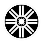 黑白米字图案塑料光盘CD