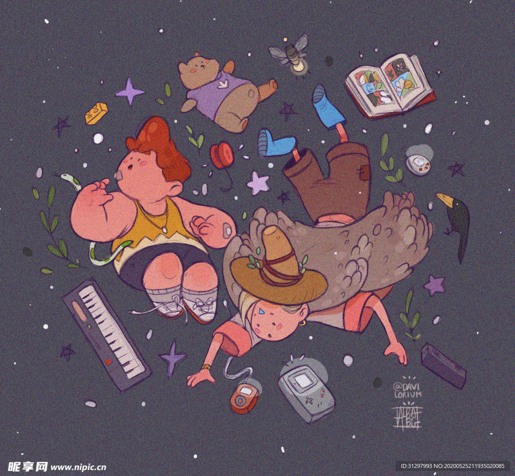 可爱风插画