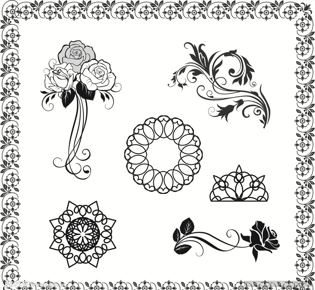 花纹 花边