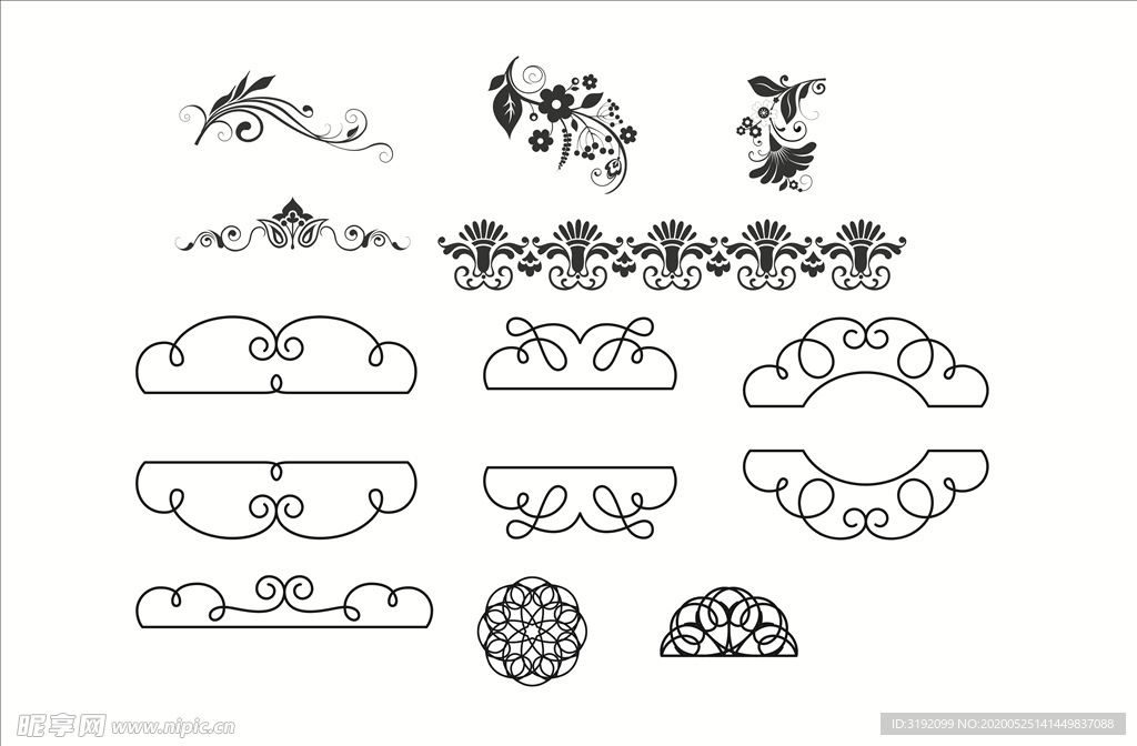 花纹 花边