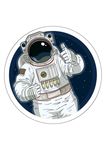 太空元素 宇航员 服装 图案