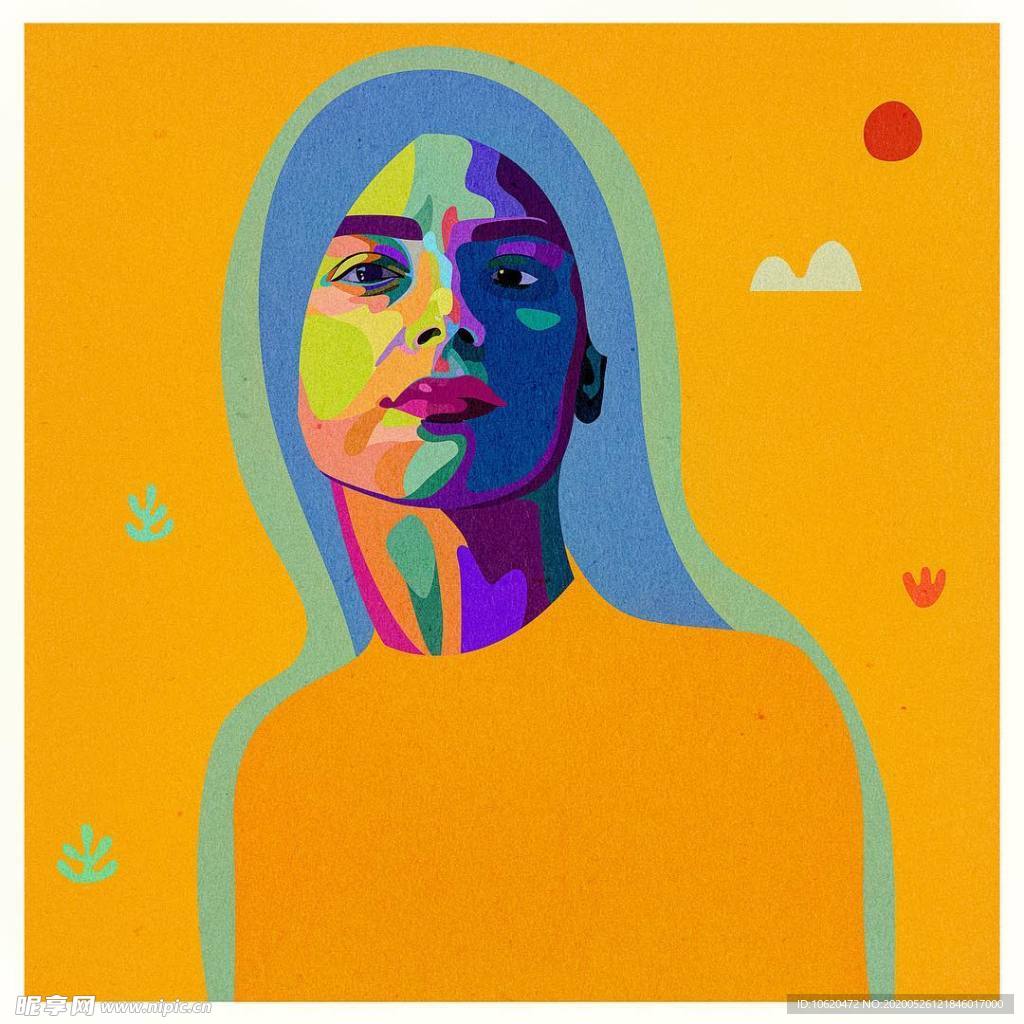 简约插画
