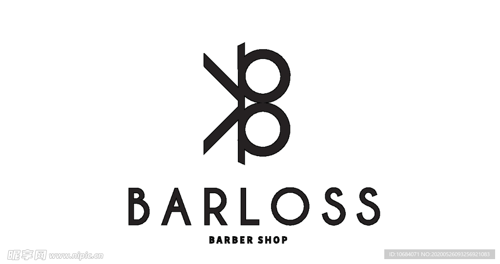 矢量logo标志B字母元素