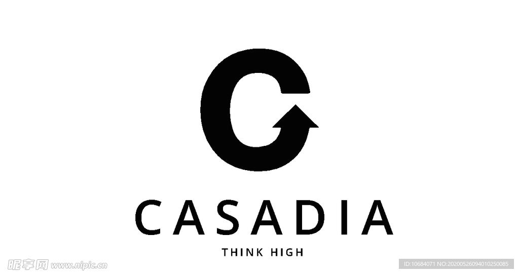 矢量logo标志D字母元素