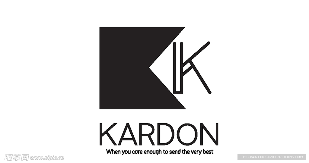 创意矢量logo标志K元素