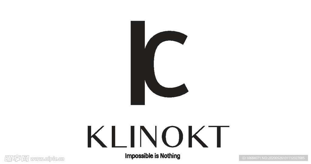 创意矢量logo标志K元素