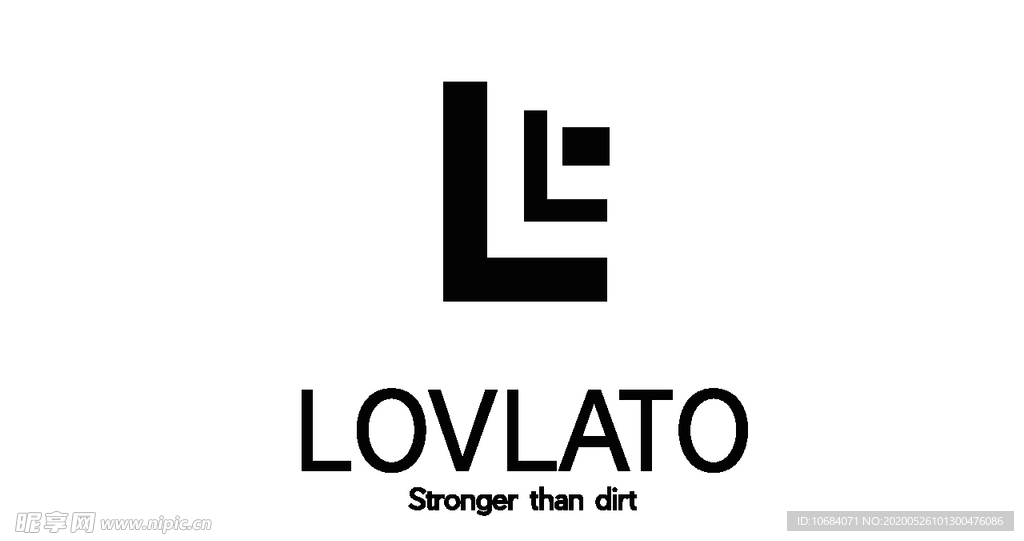 创意矢量logo标志L元素