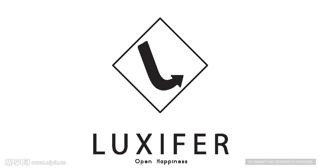 创意矢量logo标志L元素
