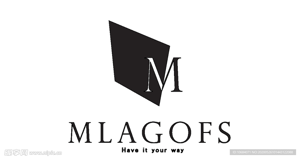 矢量logo标志M元素