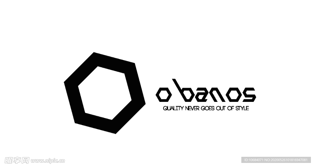 矢量字母logo标志O元素