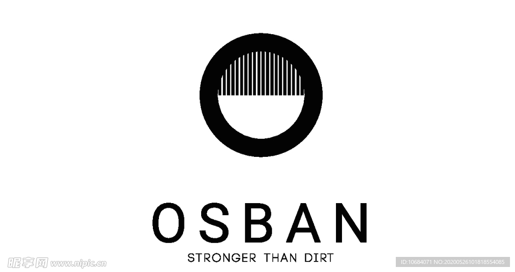 矢量字母logo标志O元素